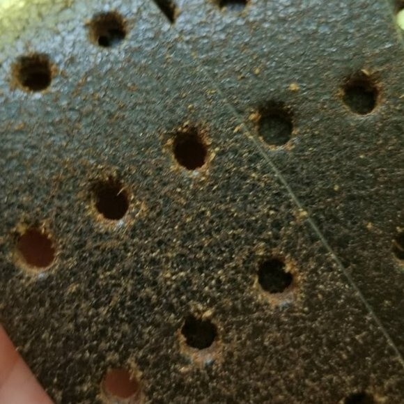 Aeropostale Distressed Genuine Leather Dark Brown Belt, Double Prong Buckle - Picture 2 of 10